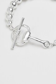 Jon Richard Silver Tone Polished Ball Snaffle Bracelet - Image 2 of 4