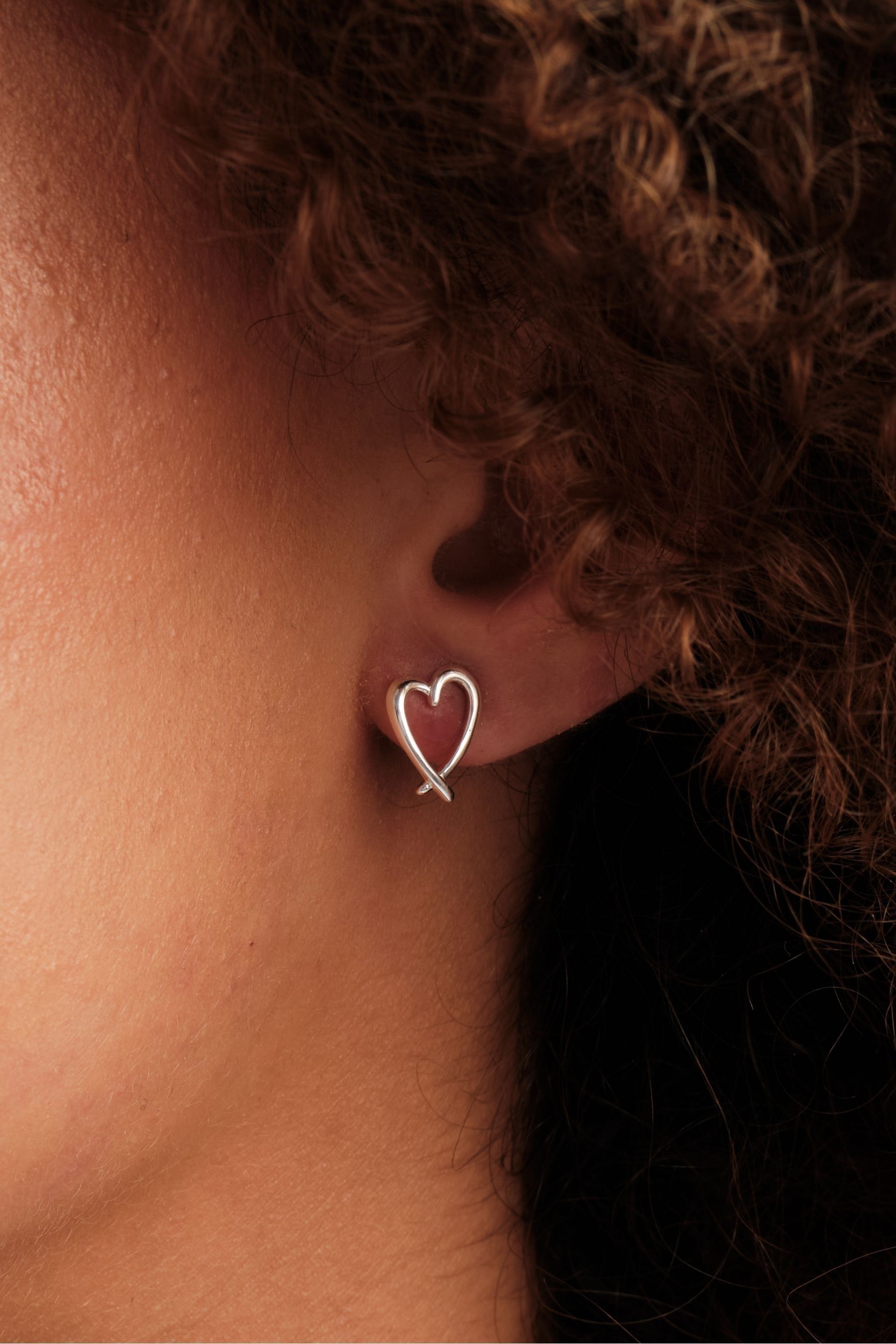 Next heart earrings online