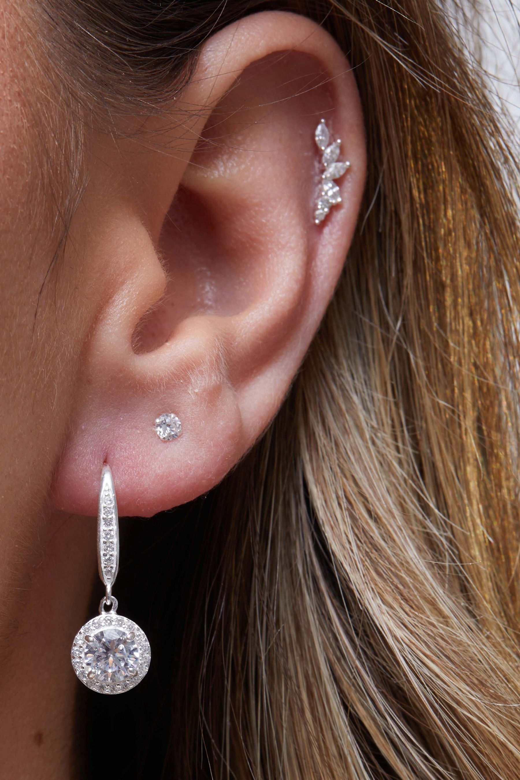 Next earrings silver clearance