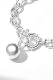 Jon Richard Silver Tone Polished Ball Necklace - Image 3 of 4