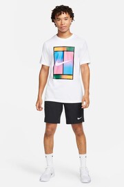 Nike Black Dri-FIT Advantage Tennis Short - Image 8 of 8