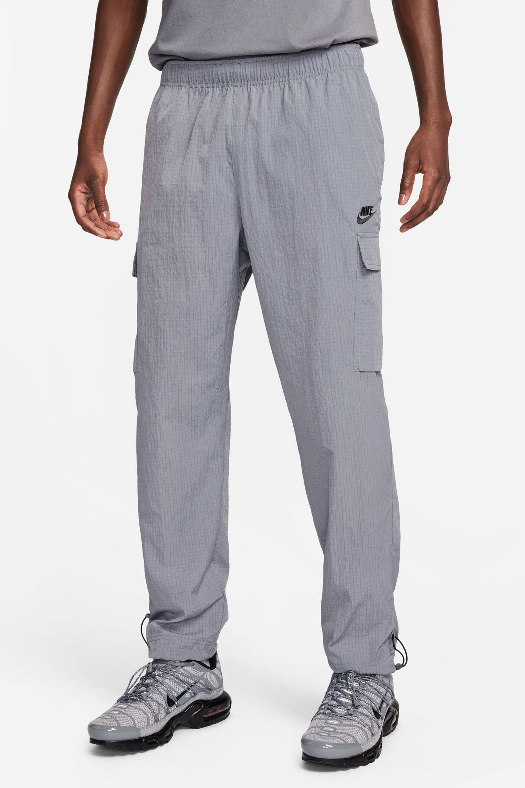 Grey nike repeat joggers clearance