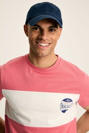 Joules Denton Pink Colourblock Jersey Crew Neck T-Shirt - Image 4 of 6