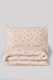 Natural Fruit Print Crinkle Muslin 100% Cotton Duvet Cover and Pillowcase Set - Image 7 of 7
