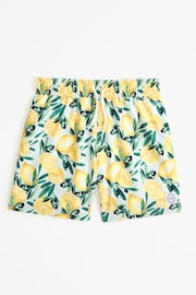 Abercrombie & Fitch Blue Lemon Fruit Print Swim Shorts - Image 1 of 3