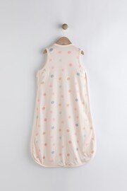 Beige Pink Multi Spot 0.5 Tog Baby 100% Cotton Sleep Bag - Image 2 of 9