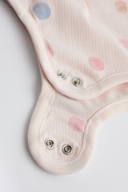 Beige Pink Multi Spot 0.5 Tog Baby 100% Cotton Sleep Bag - Image 9 of 9