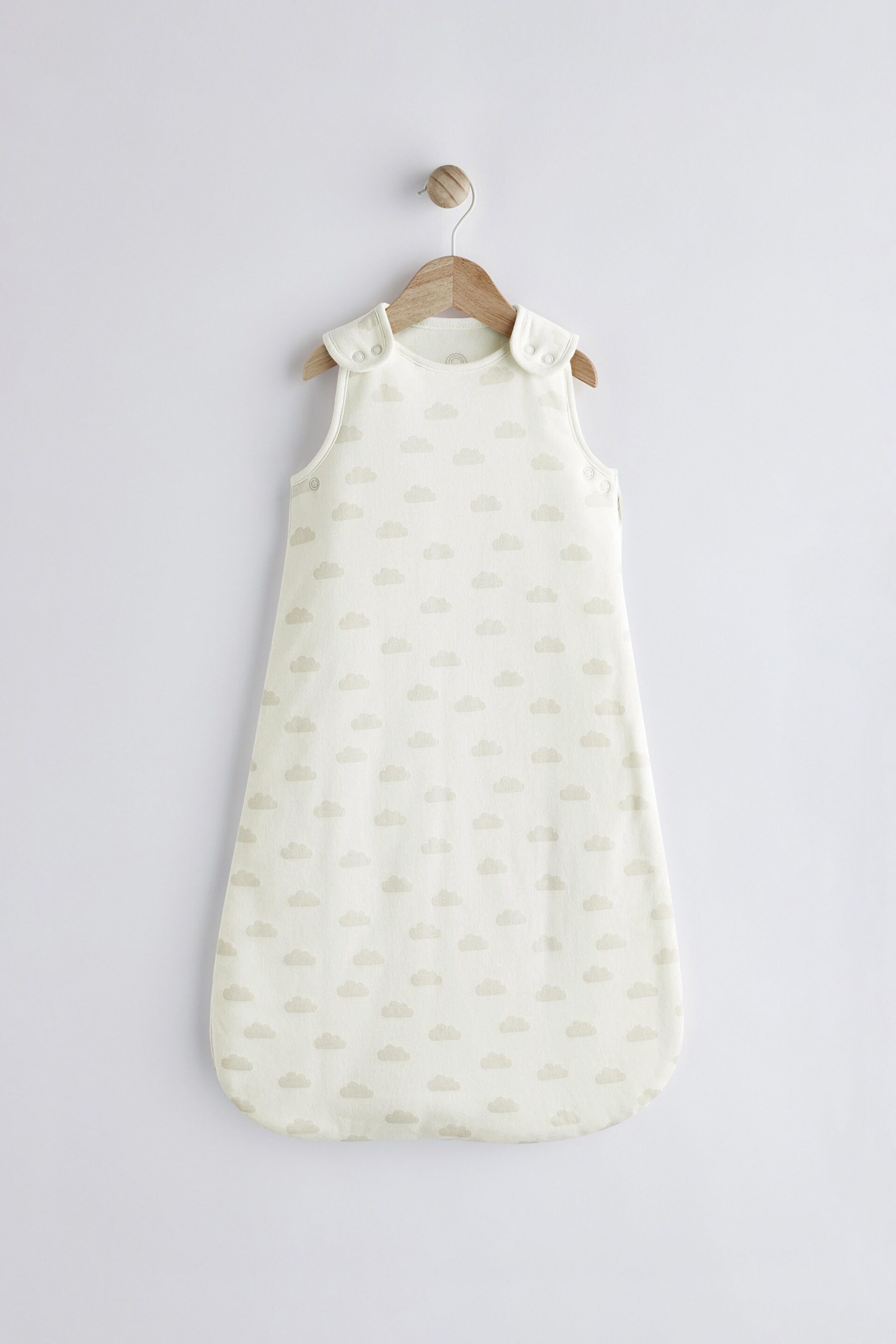 Grey Cloud 2.5 Tog Baby 100% Cotton Sleep Bag - Image 1 of 10