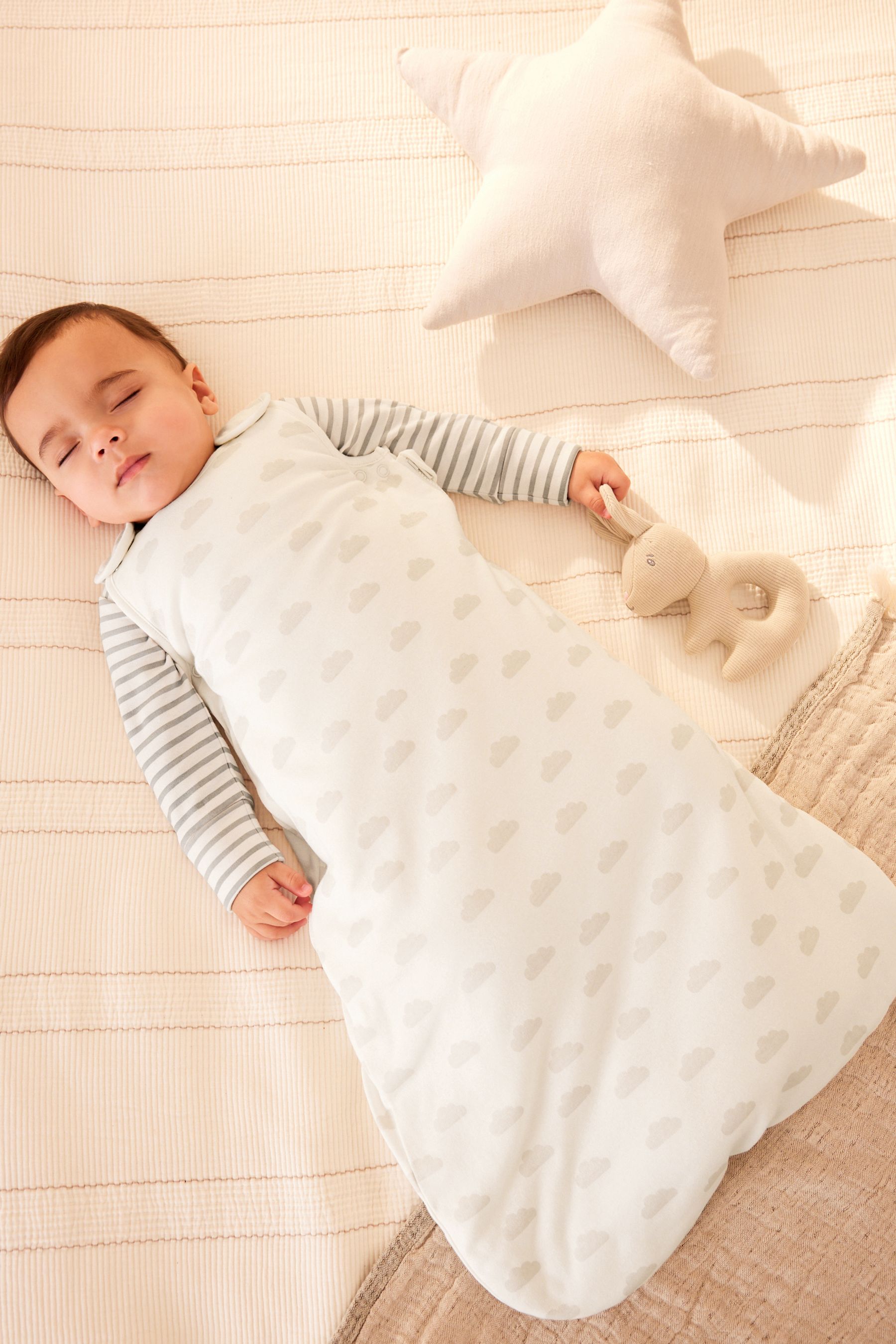 Buy Grey Cloud 2.5 Tog Baby 100 Cotton Sleep Bag from the Next UK online shop