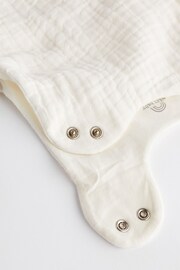 Cream Muslin 1 Tog  Baby 100% Cotton Sleep Bag - Image 11 of 11