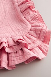 Muslin Pink Baby Blanket - Image 5 of 5