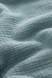 Blue Pom Baby 100% Cotton Muslin Blanket - Image 3 of 5