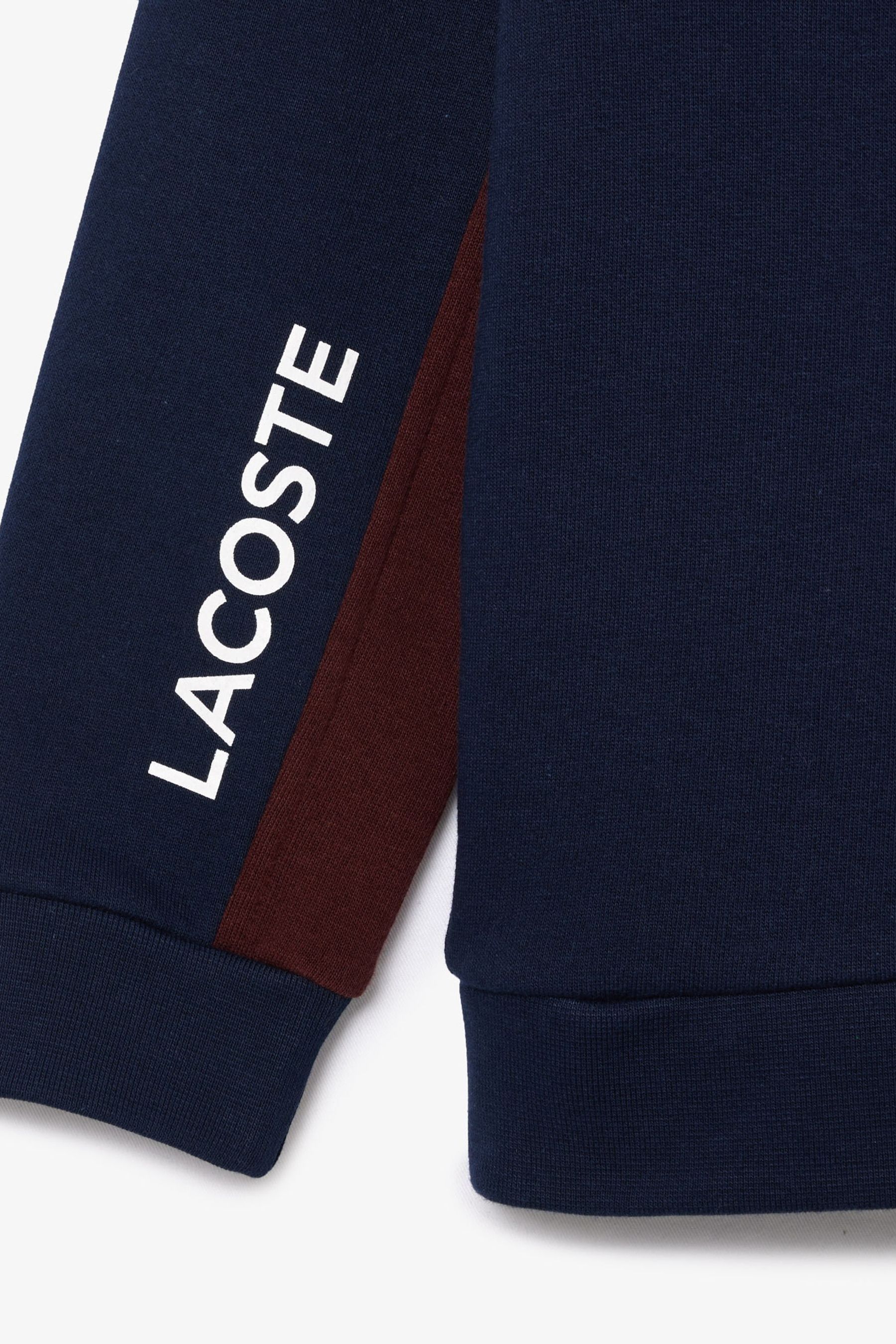 Buy Lacoste Blue Colour Block Sweatshirt from Next Luxembourg