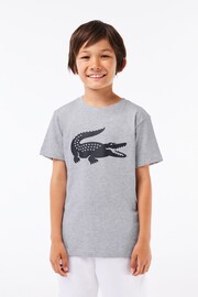 Lacoste Grey Core Performance T-Shirt - Image 1 of 7