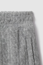 Reiss Soft Grey Fletcher Senior Towelling Drawstring Shorts - Image 4 of 4