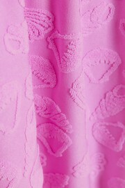 River Island Pink Shell Towelling Poncho - Image 2 of 3