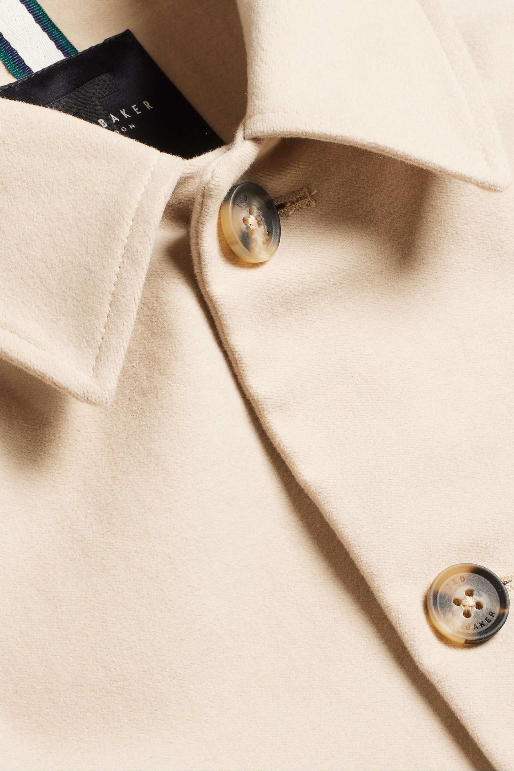 Buy Ted Baker Natural Button Through Moleskin Jacket from Next Luxembourg