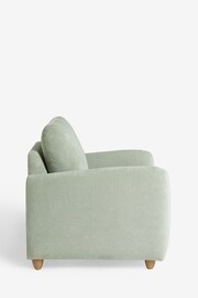 Fine Chenille Mint Green Lennox Lennox Arm Chair - Image 7 of 10