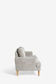 Chunky Chenille Light Grey Murphy Compact 2 Seater Sofa In A Box - Image 3 of 7