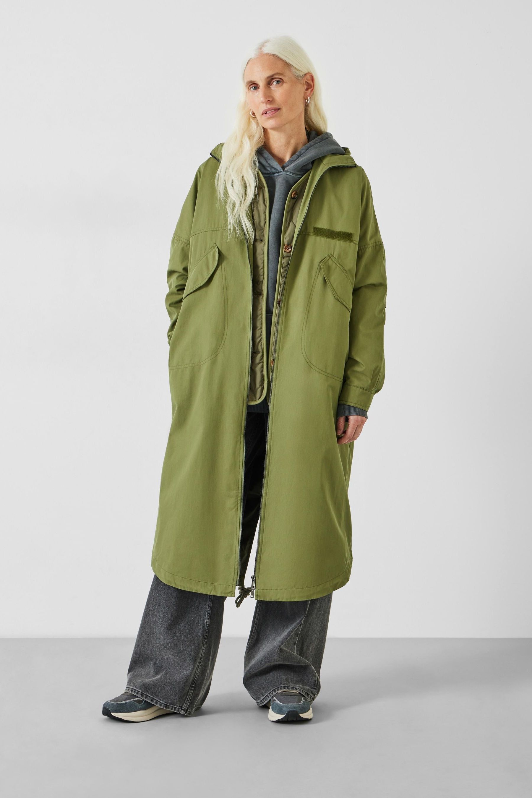 Next green parka shop