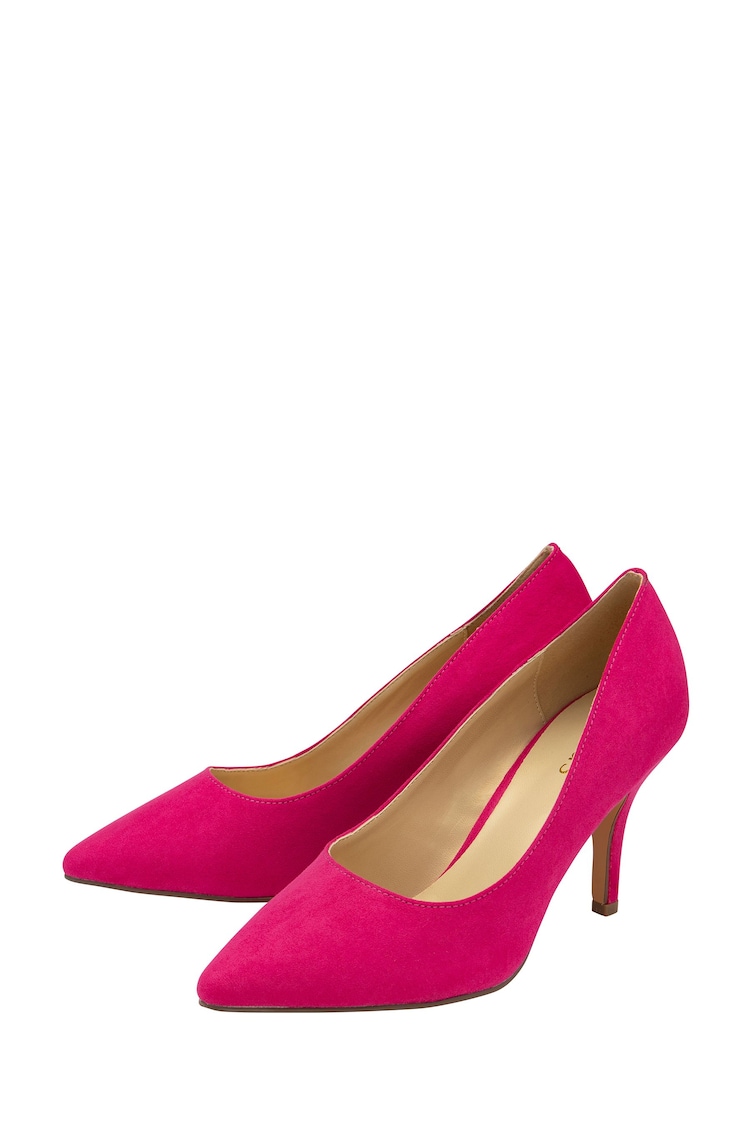 Lotus Pink Stiletto-Heel Court Shoes - Image 2 of 4