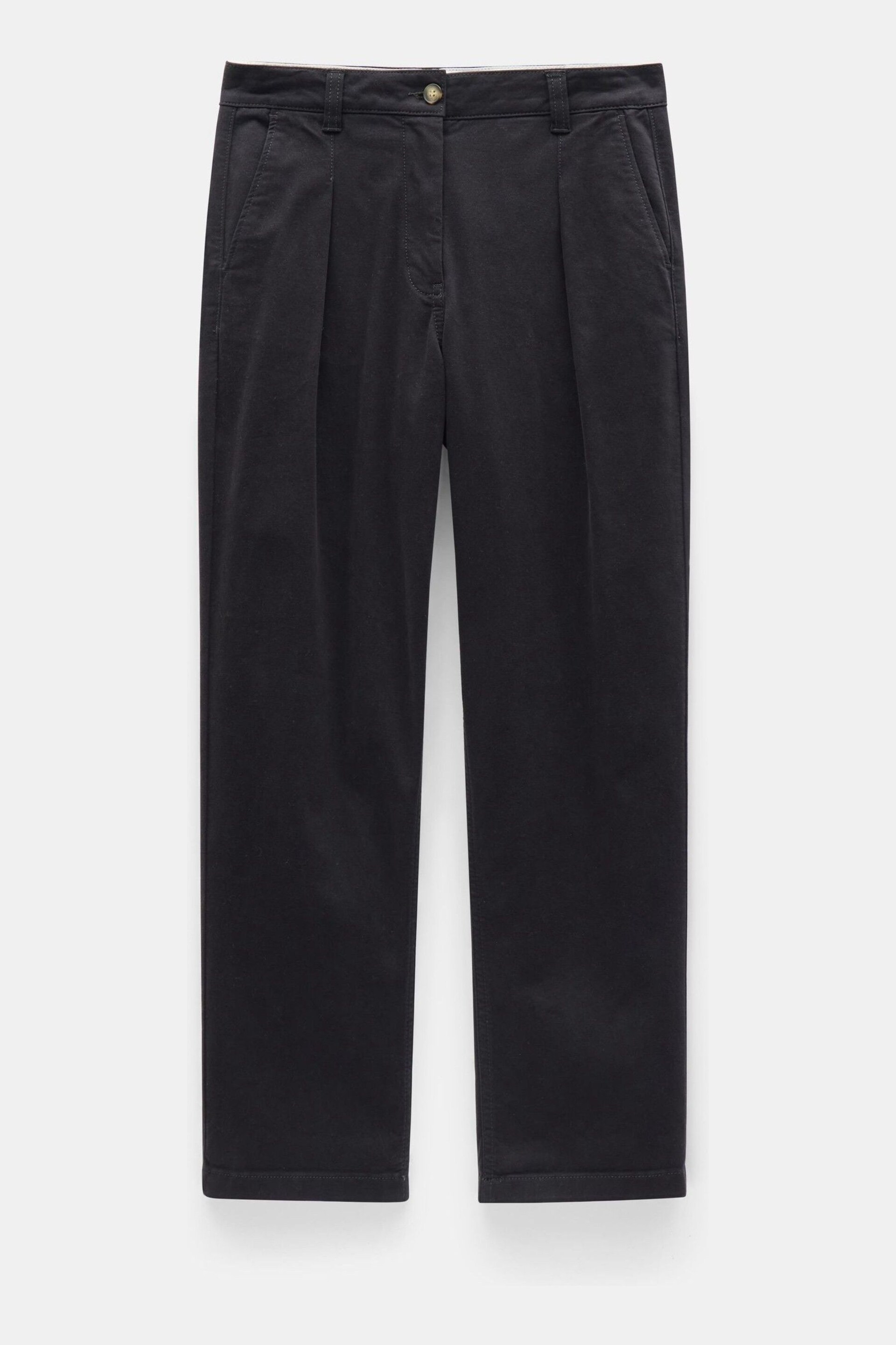 Hush Black Imogen Cotton Trousers - Image 4 of 4