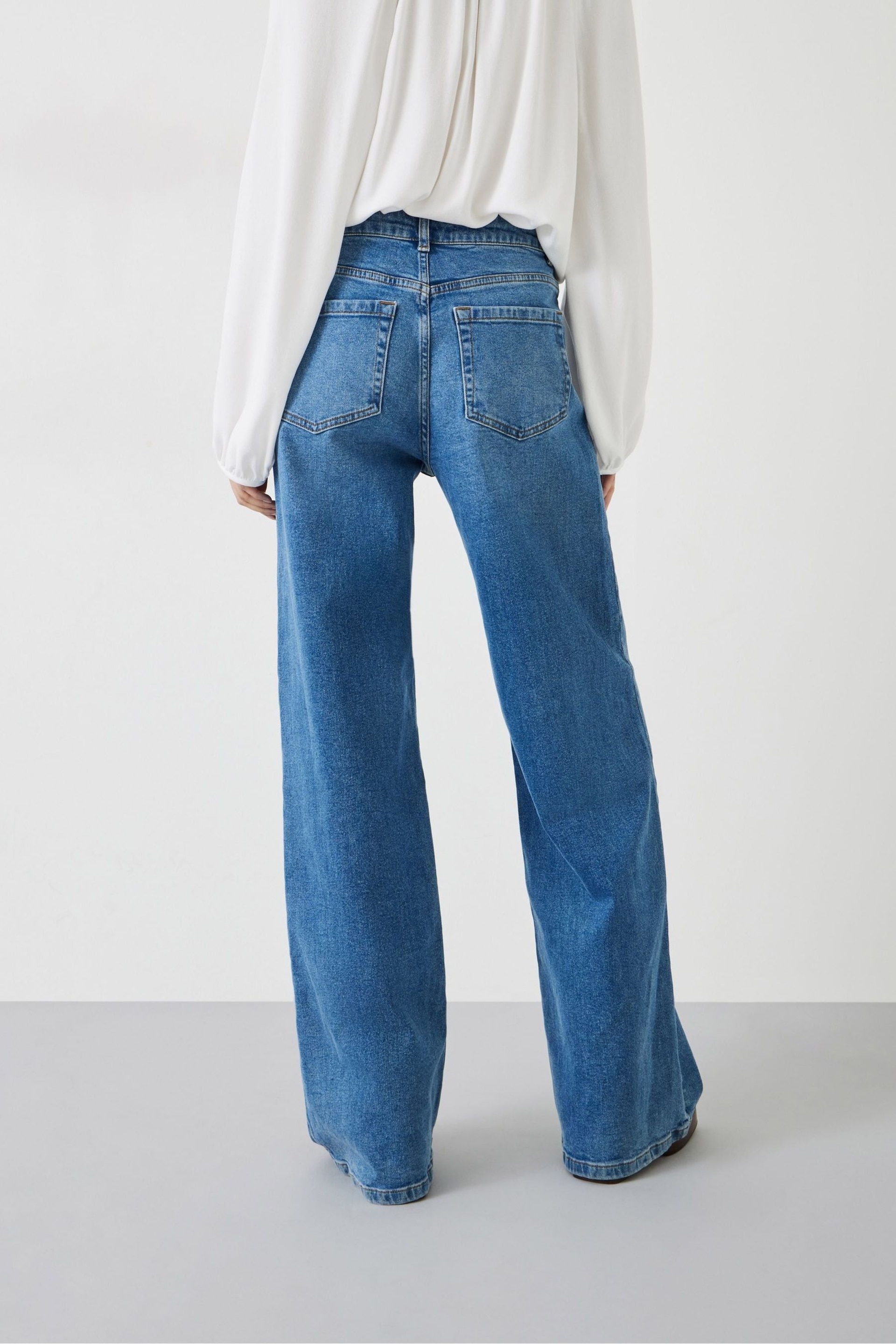 Hush Blue Rowan Flared Jeans - Image 2 of 5