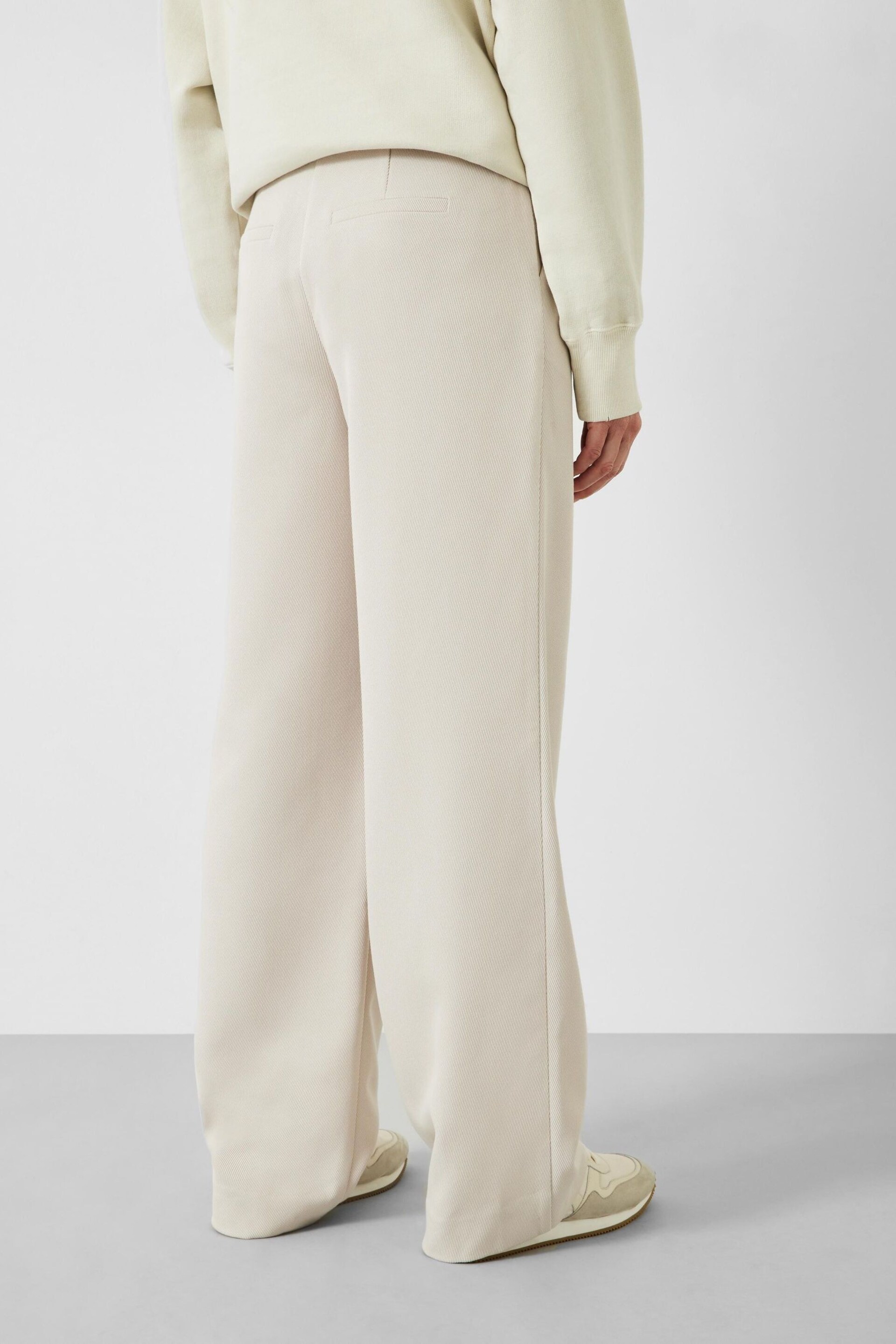 Hush Cream Tabitha Twill Trousers - Image 2 of 5