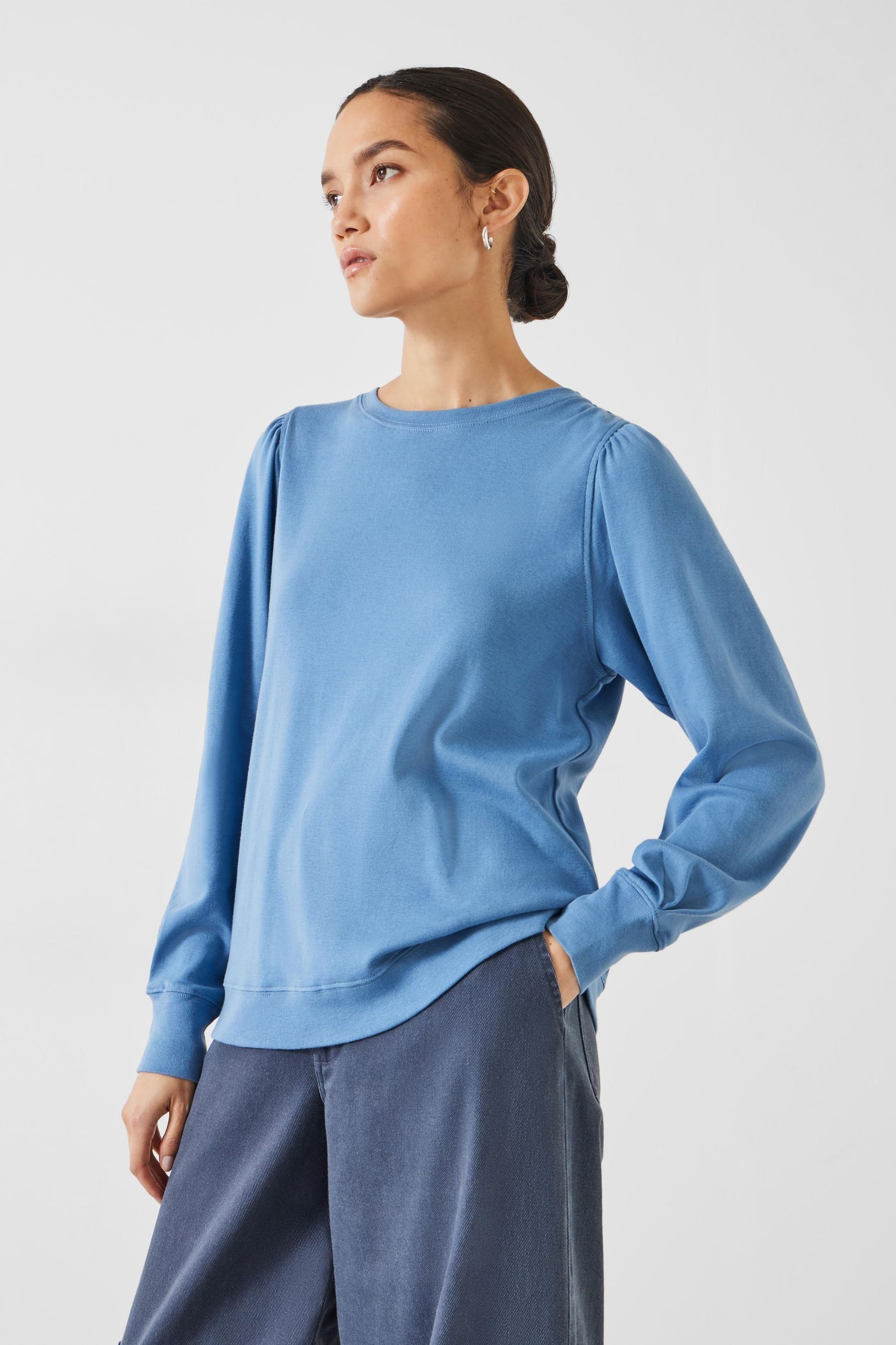 Hush puff sleeve sweatshirt deals