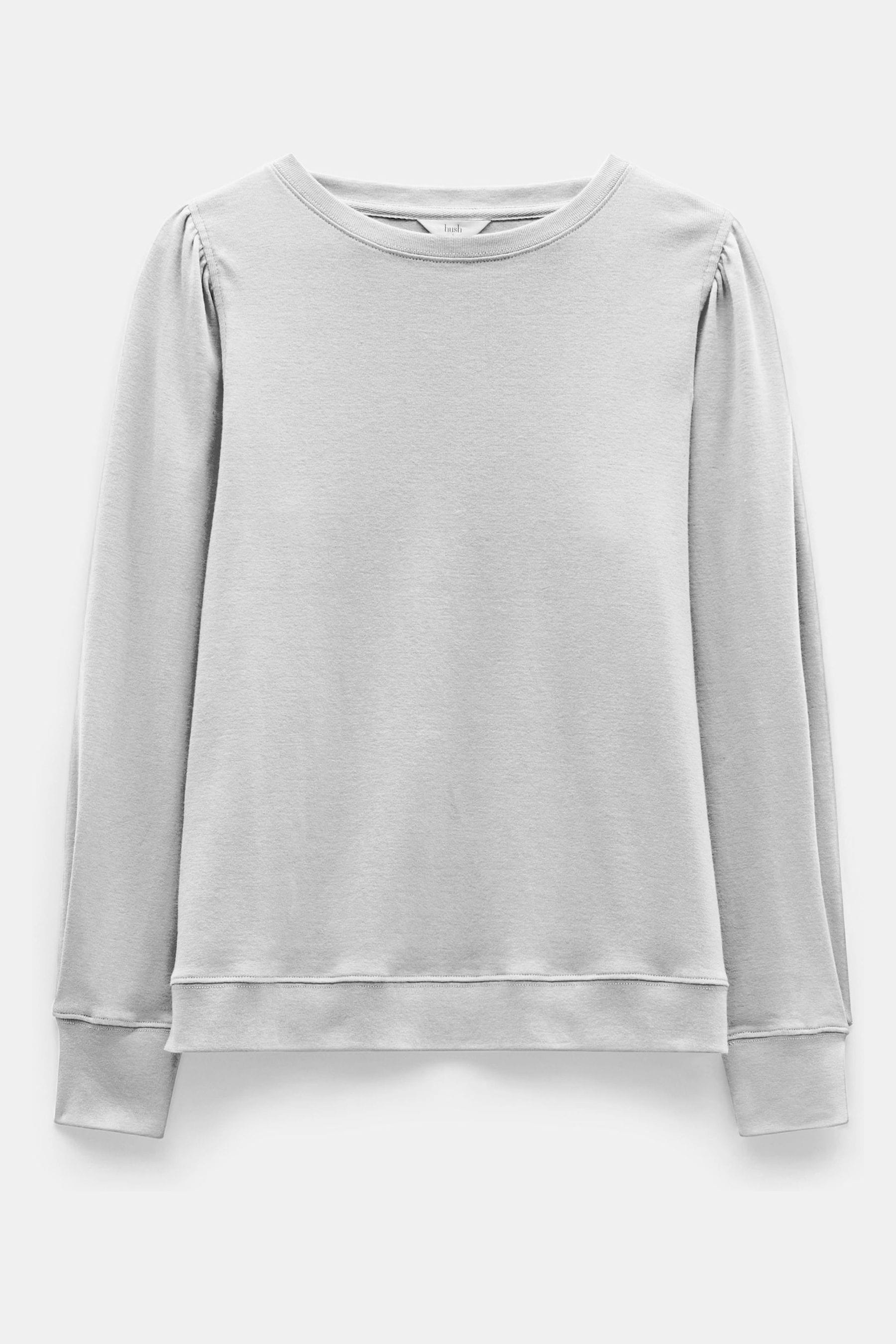 Grey puff sleeve sweatshirt clearance