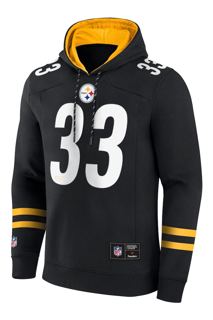 Fanatics Pittsburgh Steelers Foundations Black Pullover Hoodie - Image 2 of 3