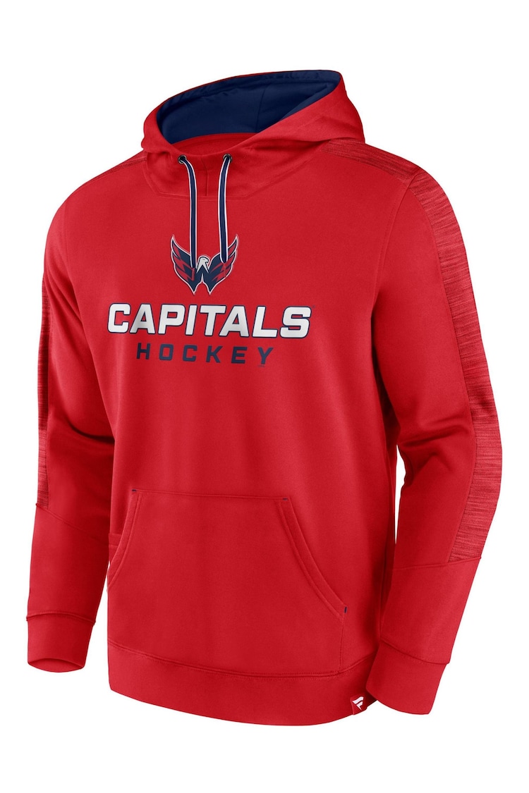 Fanatics Red Washington Capitals Pullover Fleece Hoodie - Image 2 of 3