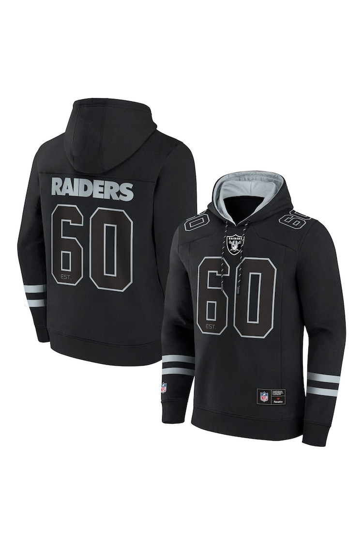 Fanatics NFL Las Vegas Raiders Foundations Pullover Black Hoodie - Image 1 of 3