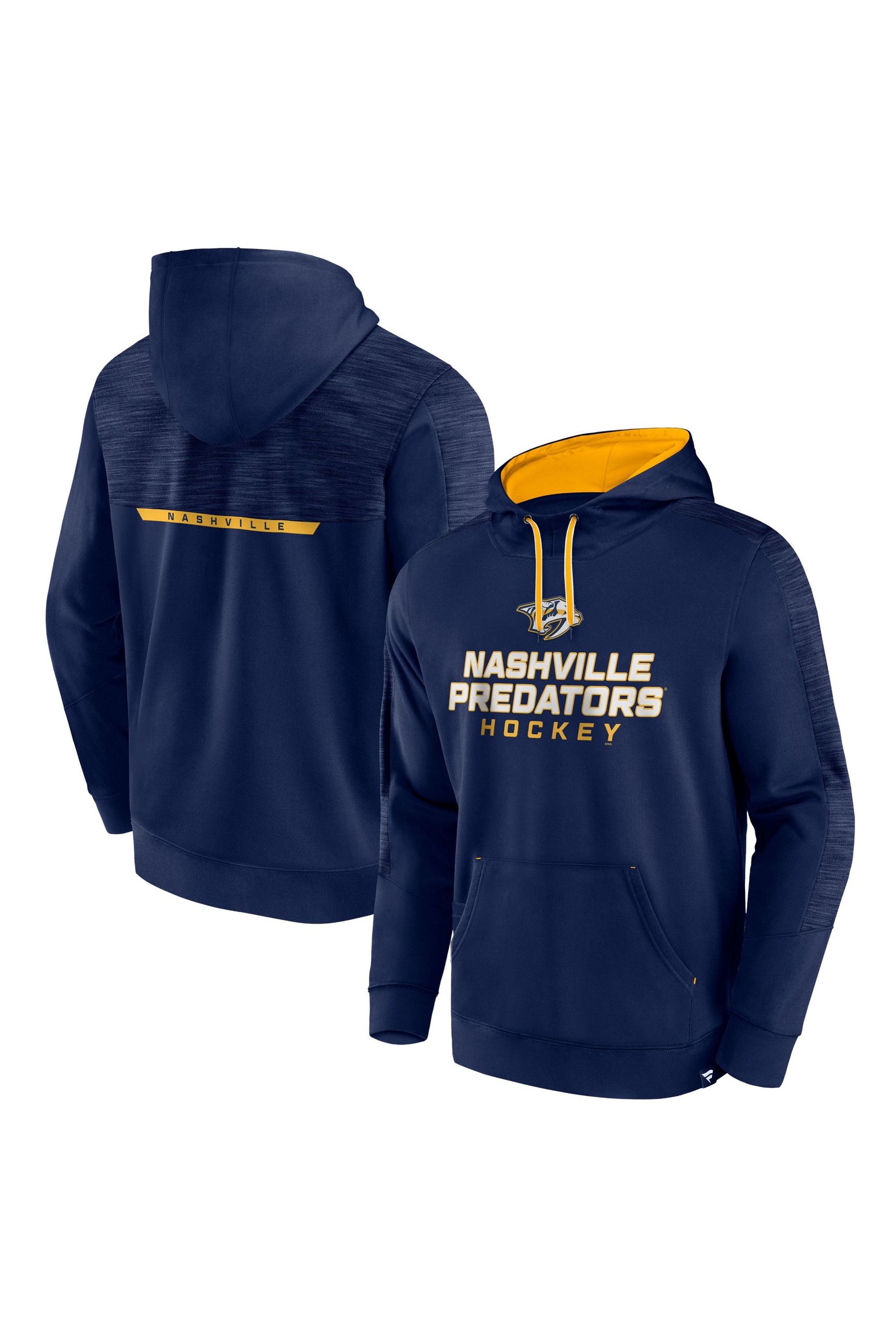 Buy Fanatics Blue Nashville Predators Pullover Fleece Hoodie from Next Qatar