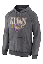 Fanatics Grey NHL Los Angeles Kings Heritage Hoodie - Image 2 of 3