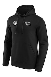 Fanatics Derby County x KIO Graphic Black Hoodie - Image 2 of 3