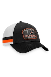 Fanatics NHL Philadelphia Flyers Fundamental Structured Black Trucker Hat - Image 2 of 4