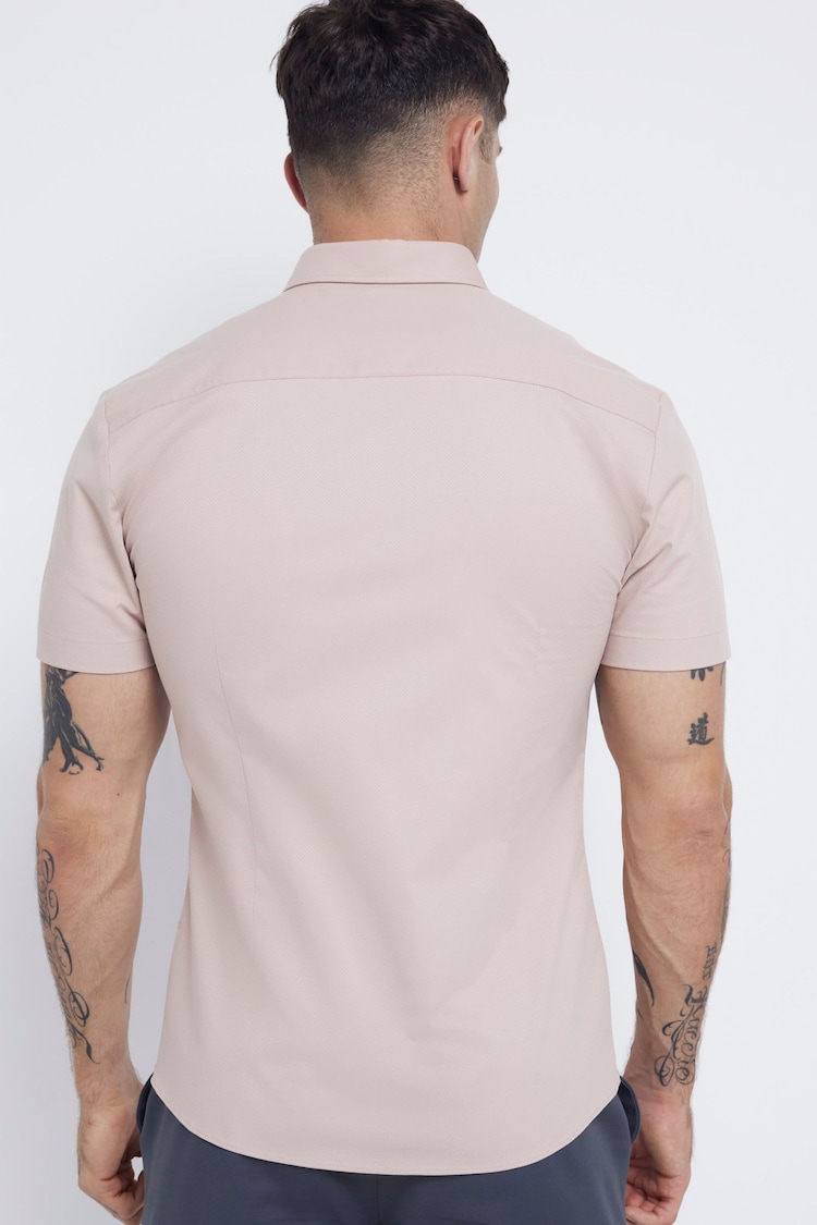 River Island Muscle Fit Textured Shirt - Image 2 of 4