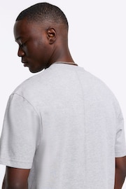 River Island Grey Studio Regular T-Shirt - Image 3 of 4