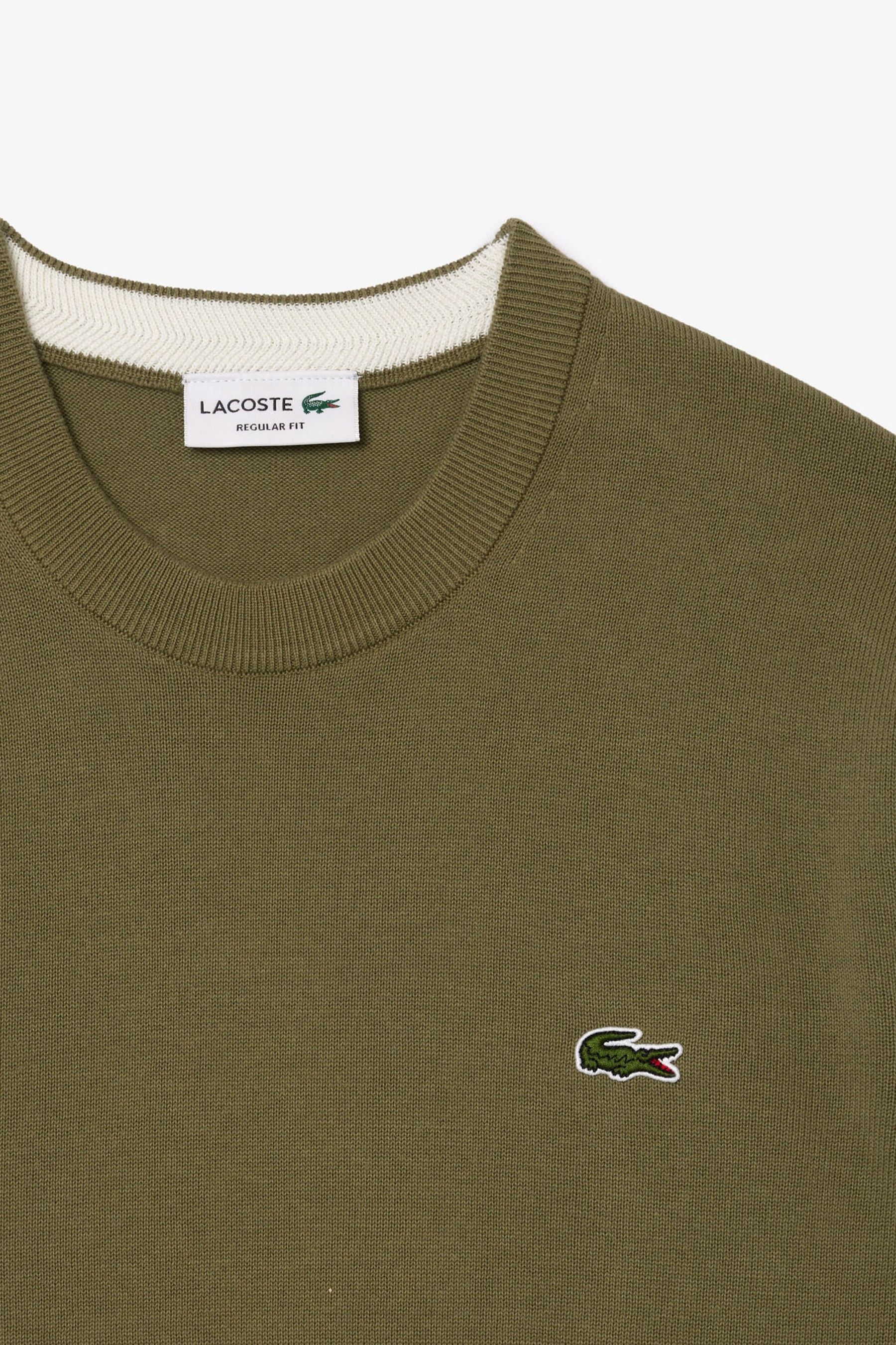 Lacoste Cotton Crew Neck Sweater