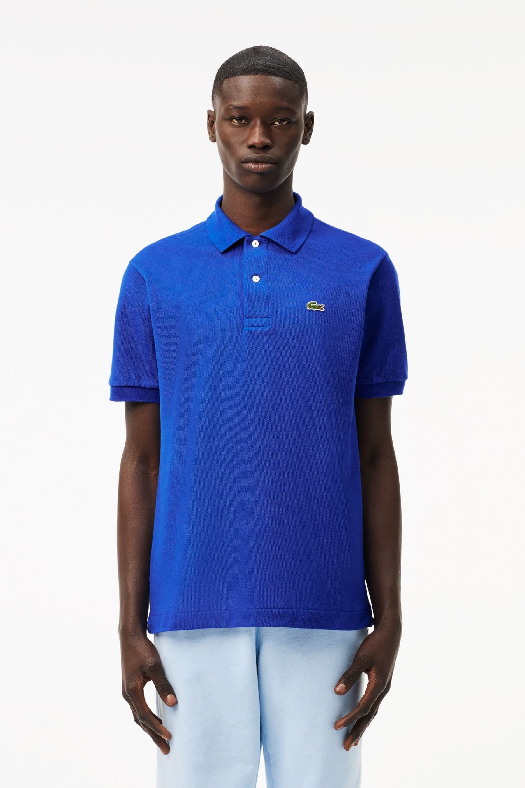 Buy Lacoste Blue Originals L1212 100 Cotton Polo Shirt from Next USA
