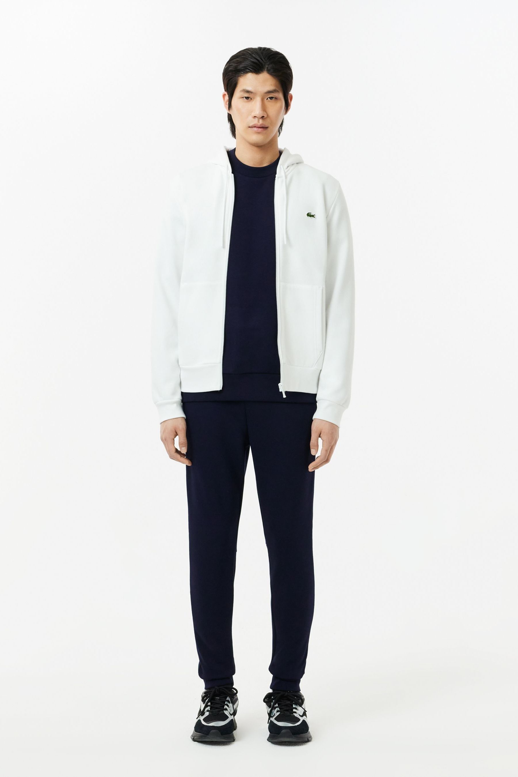 Buy Lacoste Slim Fit Black Joggers from Next Luxembourg
