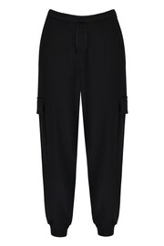 Live Unlimited Curve Jersey Cargo Black Trousers - Image 4 of 4