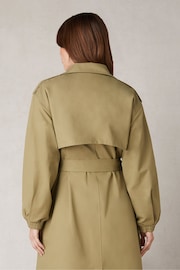 Ro&Zo Green Petite Trench Coat - Image 6 of 9