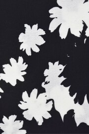 Ro&Zo Harper Mono Floral Print Flutter Sleeve Midaxi Dress - Image 7 of 7