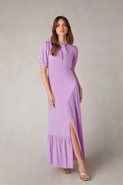 Ro&Zo Purple Scarlett Lilac Keyhole Front Maxi Dress - Image 3 of 7