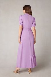 Ro&Zo Purple Scarlett Lilac Keyhole Front Maxi Dress - Image 6 of 7