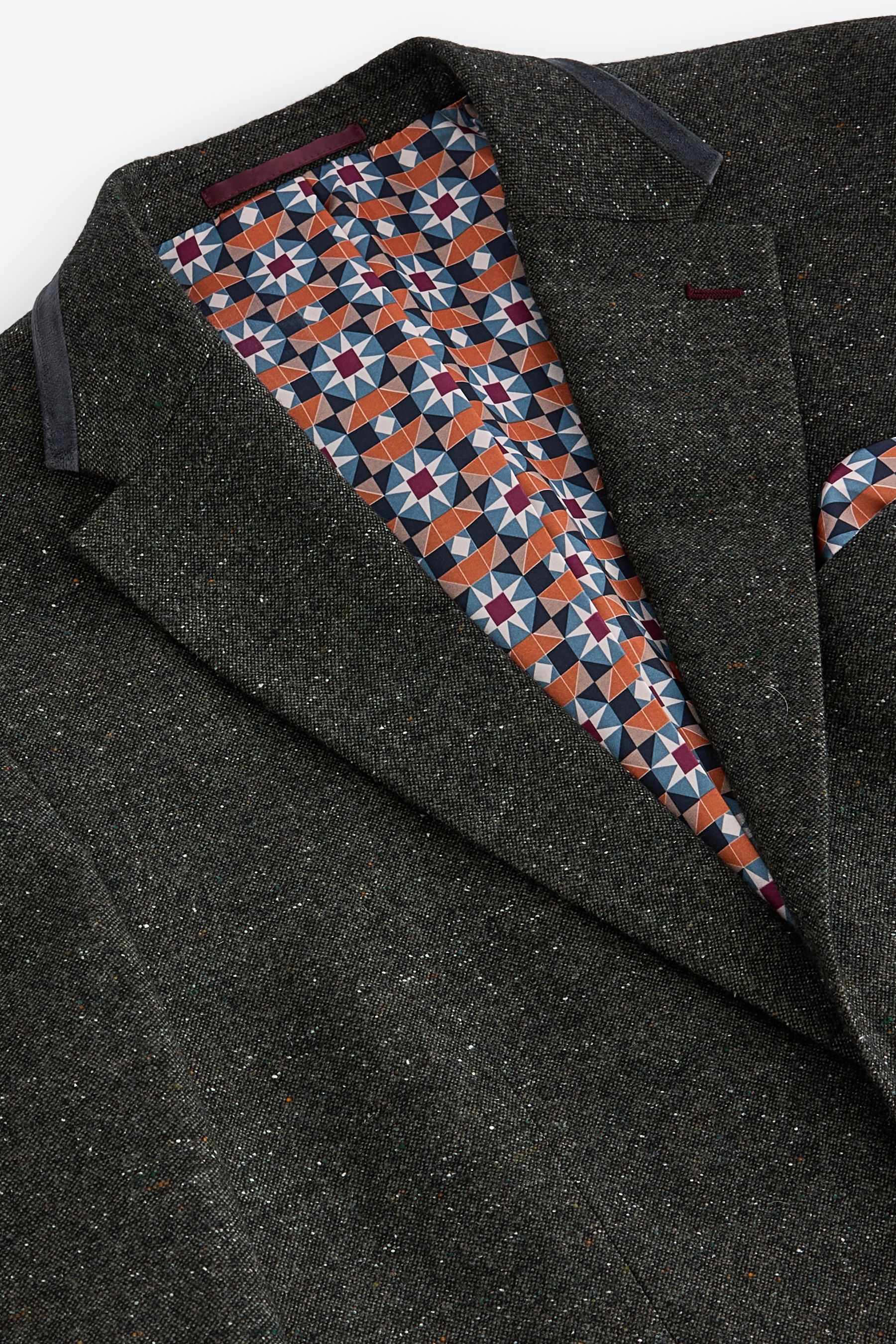 Buy Regular Fit Trimmed Neppy Nova Fides Suit Jacket Next Ukraine