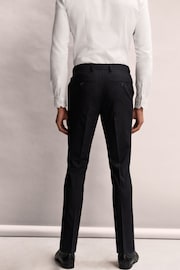 Black Slim Fit Muscle Fit Motionflex Stretch Suit Trousers - Image 3 of 5