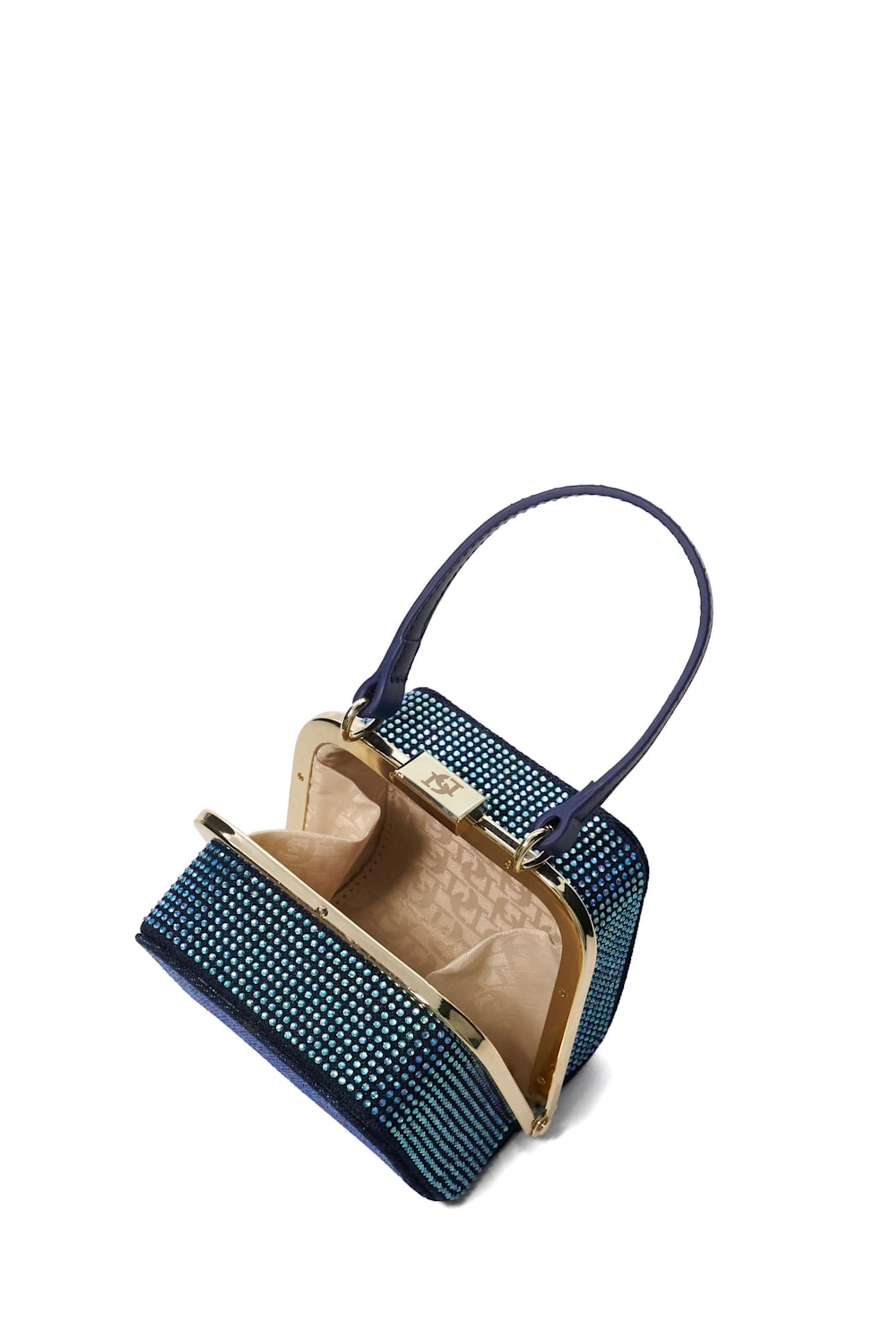 Dune navy clutch bag hot sale